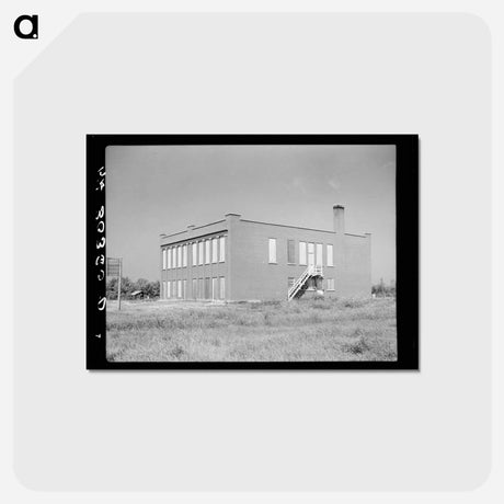 アートポストカード-Gemmel Schoolhouse
 - ラッセル リー Postcard.