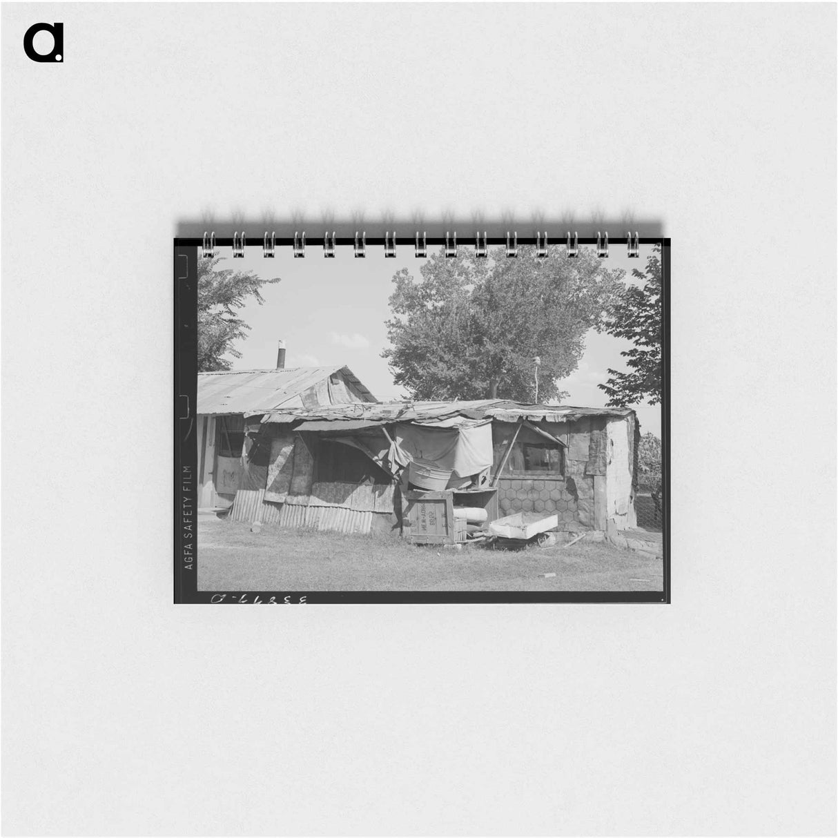 アートメモ帳-Oklahoma Shack Home
 - ラッセル リー Memo.
