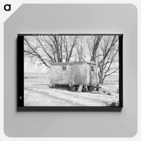 アートパネル-Clifford Blum's Trailer House
 - ラッセル リー Canvas.