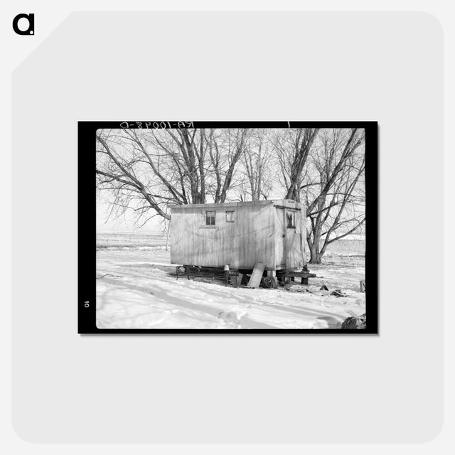 アートポストカード-Clifford Blum's Trailer House
 - ラッセル リー Postcard.