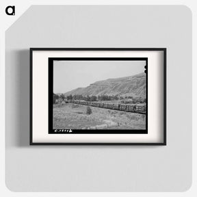 アートポスター-Logging Train, Spalding Junction
 - ラッセル リー Poster.