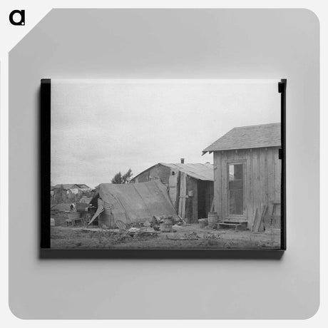 アートパネル-Mexican Housing, Robstown
 - ラッセル リー Canvas.