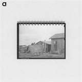 アートメモ帳-Mexican Housing, Robstown
 - ラッセル リー Memo.