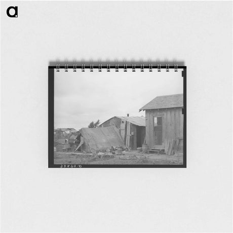 アートメモ帳-Mexican Housing, Robstown
 - ラッセル リー Memo.