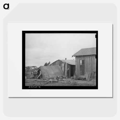 アートポスター-Mexican Housing, Robstown
- ラッセル リー Poster.