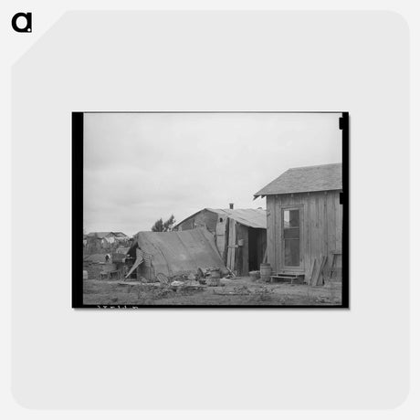 アートポストカード-Mexican Housing, Robstown
 - ラッセル リー Postcard.