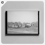 アートパネル-Truck Drivers' Camp
 - ラッセル リー Canvas.