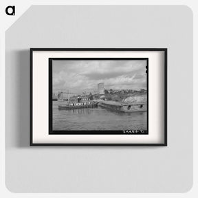 アートポスター-Flour Mill and Docks, Port of Houston
 - ラッセル リー Poster.