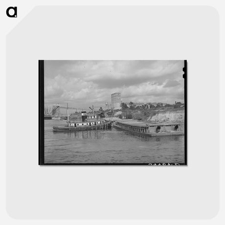 アートポストカード-Flour Mill and Docks, Port of Houston
 - ラッセル リー Postcard.