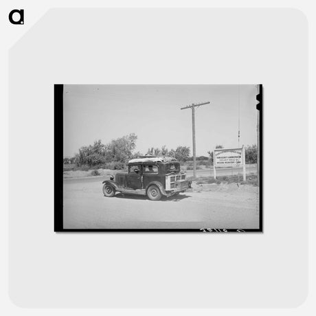 アートポストカード-Leaving Agua Fria
 - ラッセル リー Postcard.