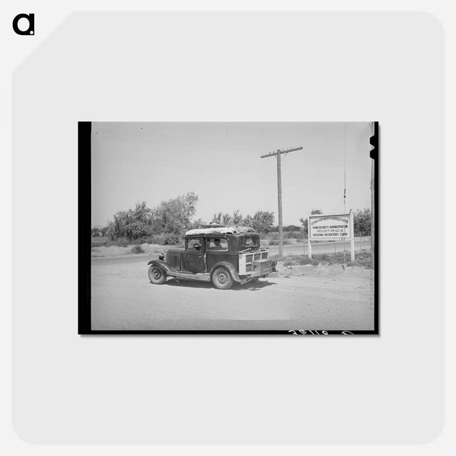 アートポストカード-Leaving Agua Fria
 - ラッセル リー Postcard.