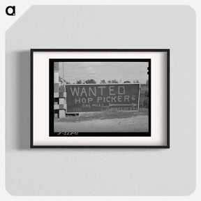 アートポスター-Yakima County Highway Signs
 - ラッセル リー Poster.