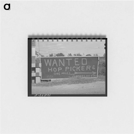 アートメモ帳-Yakima County Highway Signs
 - ラッセル リー Memo.