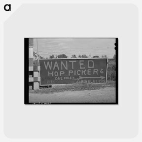 アートポストカード-Yakima County Highway Signs
 - ラッセル リー Postcard.