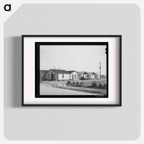 アートポスター-Cheap Houses Under Construction
 - ラッセル リー Poster.