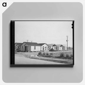 アートパネル-Cheap Houses Under Construction
 - ラッセル リー Canvas.