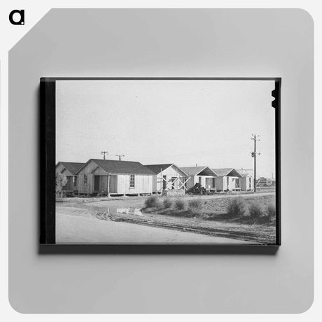 アートパネル-Cheap Houses Under Construction
 - ラッセル リー Canvas.