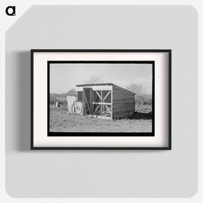 アートポスター-Chicken Coop, Santa Maria, Texas
 - ラッセル リー Poster.
