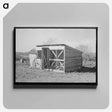 アートパネル-Chicken Coop, Santa Maria, Texas
 - ラッセル リー Canvas.