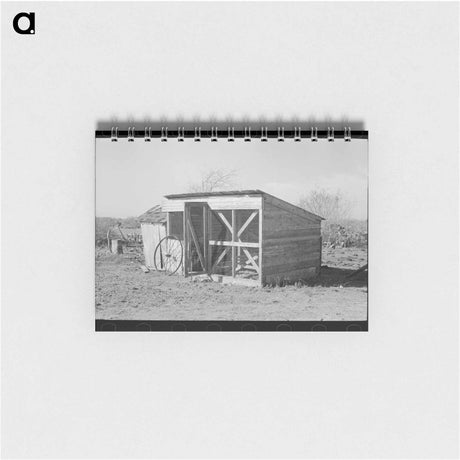 アートメモ帳-Chicken Coop, Santa Maria, Texas
 - ラッセル リー Memo.