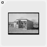 アートポストカード-Chicken Coop, Santa Maria, Texas
 - ラッセル リー Postcard.