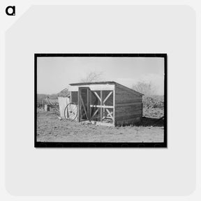 アートポストカード-Chicken Coop, Santa Maria, Texas
 - ラッセル リー Postcard.