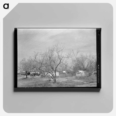 アートパネル-Migrant Camps in Harlingen
 - ラッセル リー Canvas.