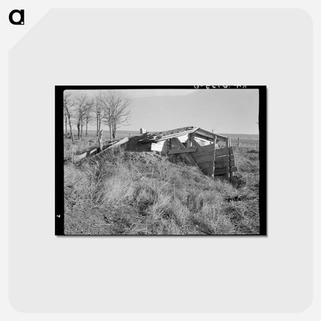 アートポストカード-Moody Family Home
 - ラッセル リー Postcard.