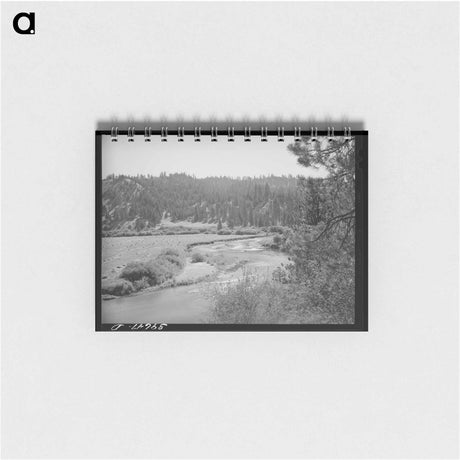 アートメモ帳-Scene in Garden Valley
 - ラッセル リー Memo.