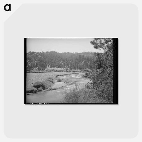 アートポストカード-Scene in Garden Valley
 - ラッセル リー Postcard.