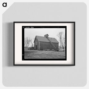 アートポスター-Corn Crib on the Inman Farm
 - ラッセル リー Poster.