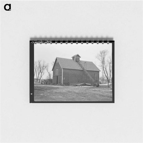 アートメモ帳-Corn Crib on the Inman Farm
 - ラッセル リー Memo.