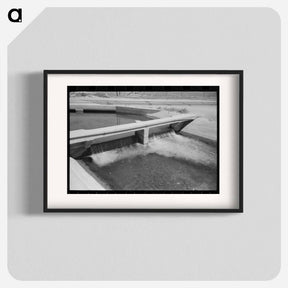 アートポスター-Maricopa Irrigation Ditch Detail
 - ラッセル リー Poster.