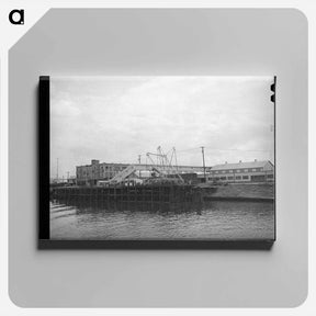 アートパネル-Oil Loading Dock, Port of Houston
 - ラッセル リー Canvas.