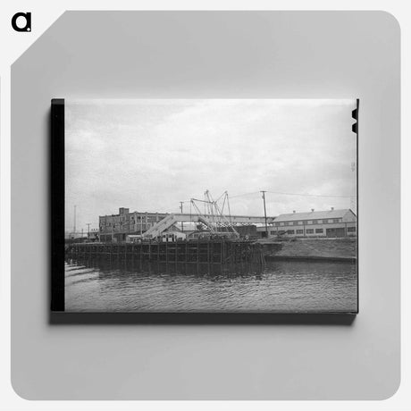 アートパネル-Oil Loading Dock, Port of Houston
 - ラッセル リー Canvas.