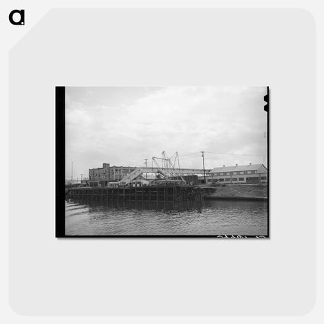 アートポストカード-Oil Loading Dock, Port of Houston
 - ラッセル リー Postcard.