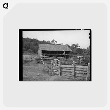 アートポストカード-Pie Town Homestead
 - ラッセル リー Postcard.