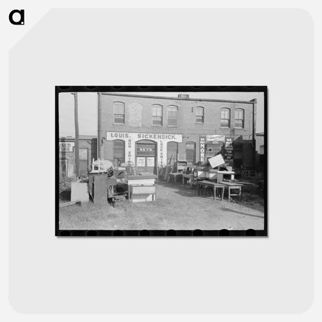 アートポストカード-Muskogee Secondhand Store
 - ラッセル リー Postcard.