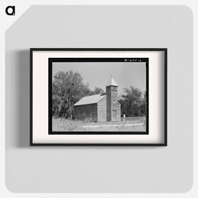 アートポスター-Church near Paradis
 - ラッセル リー Poster.