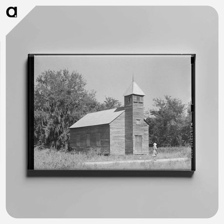 アートパネル-Church near Paradis
 - ラッセル リー Canvas.