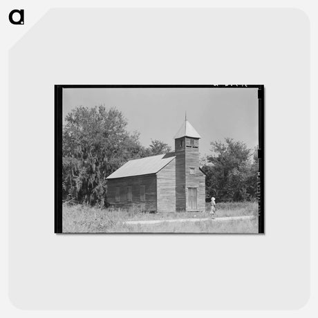 アートポストカード-Church near Paradis
 - ラッセル リー Postcard.