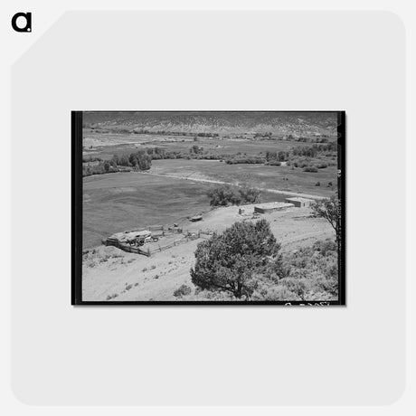 アートポストカード-Farmstead of Amalia
 - ラッセル リー Postcard.