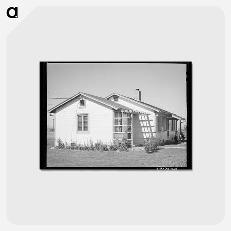 アートポストカード-FSA Camp Clinic
 - ラッセル リー Postcard.
