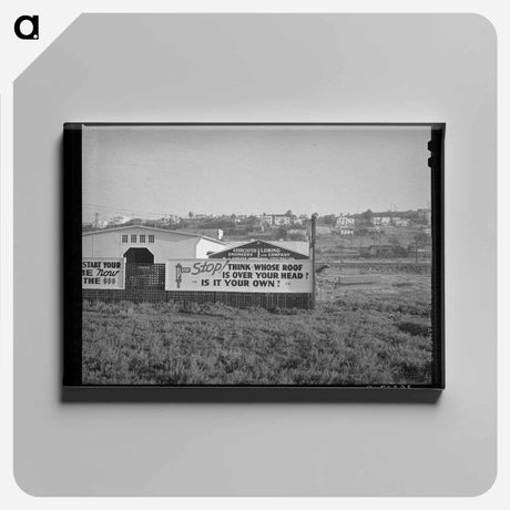アートパネル-Lumber Company Sign
 - ラッセル リー Canvas.