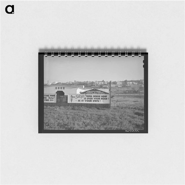 アートメモ帳-Lumber Company Sign
 - ラッセル リー Memo.