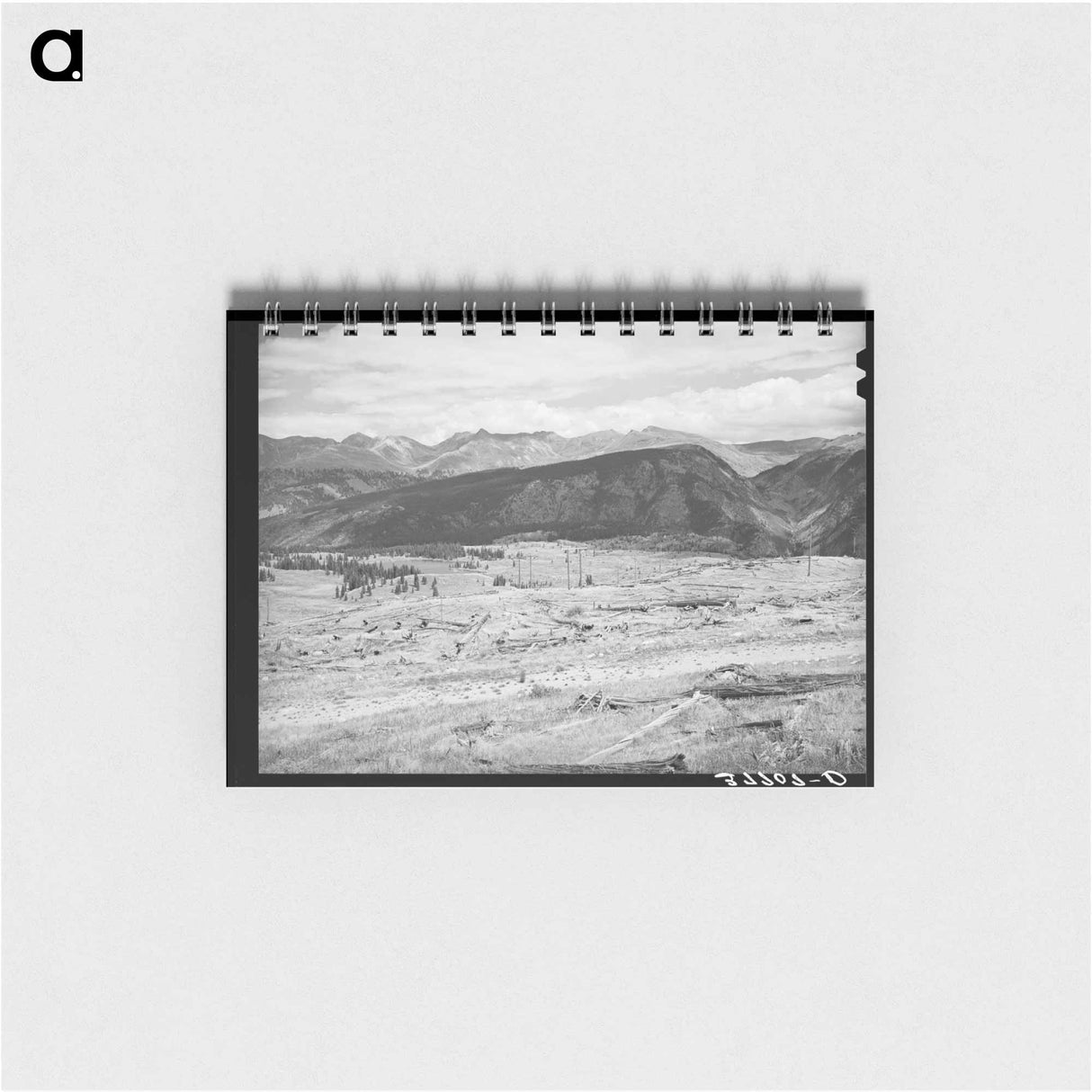 アートメモ帳-Deforestation Near Electra Lake
 - ラッセル リー Memo.