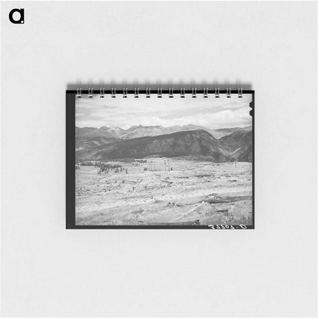 アートメモ帳-Deforestation Near Electra Lake
 - ラッセル リー Memo.