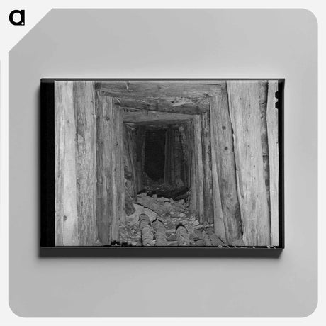 アートパネル-Timbered Tunnel
 - ラッセル リー Canvas.