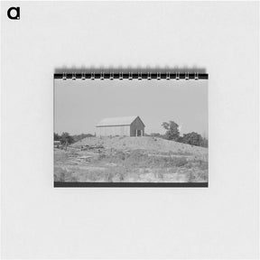 アートメモ帳-Barn on a Hummock
 - ラッセル リー Memo.