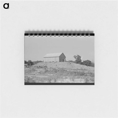 アートメモ帳-Barn on a Hummock
 - ラッセル リー Memo.